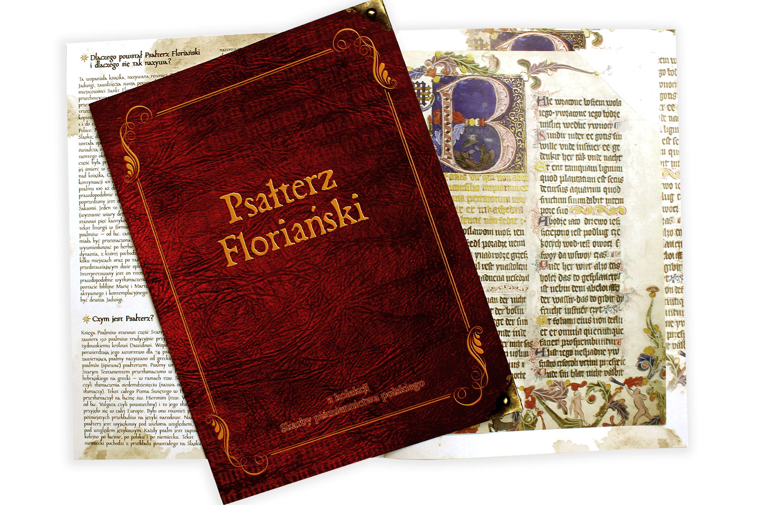 Karta faksymilowa Psałterza Floriańskiego