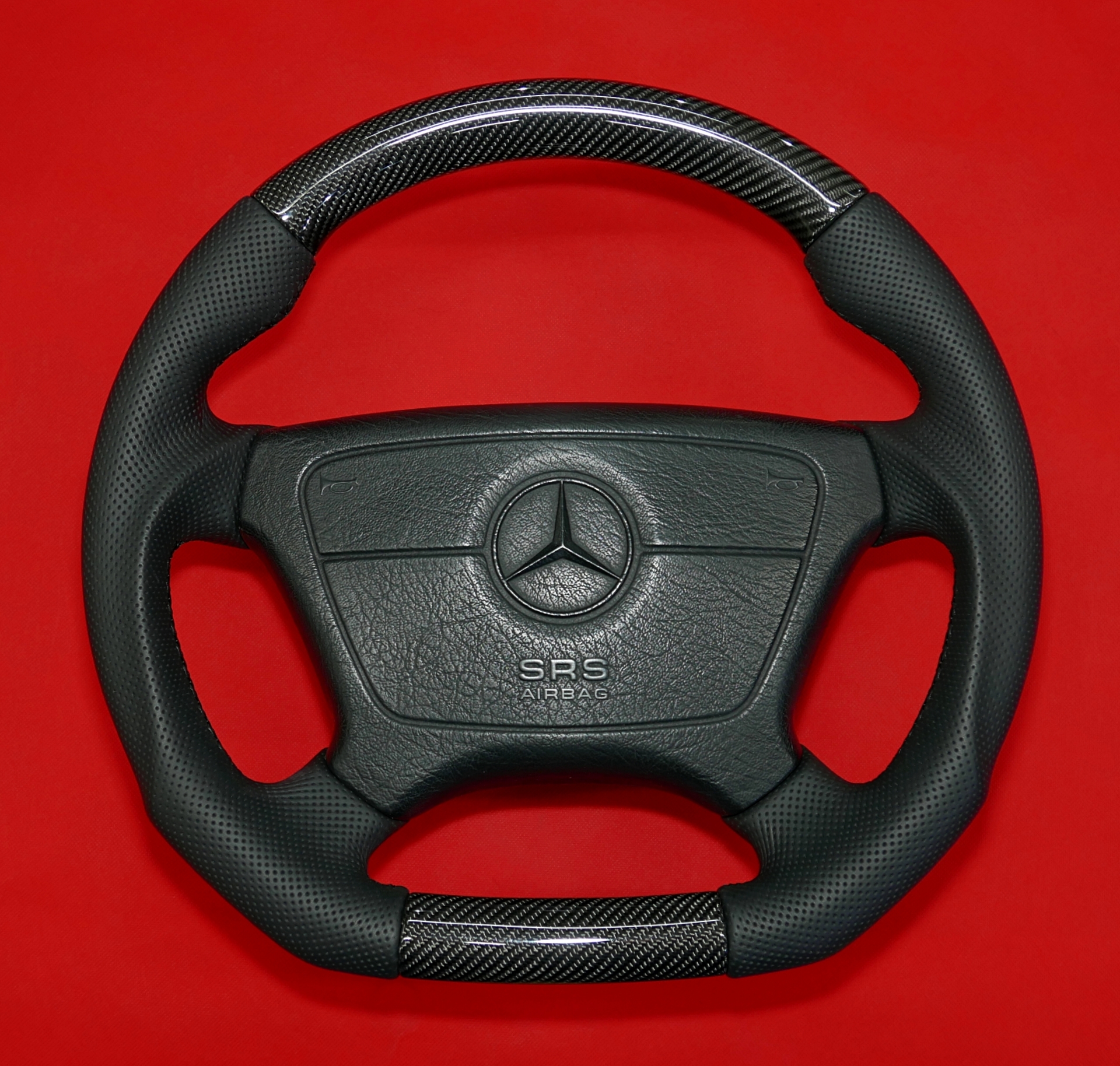Carbon fiber steering wheel Mercedes AMG W140 W201