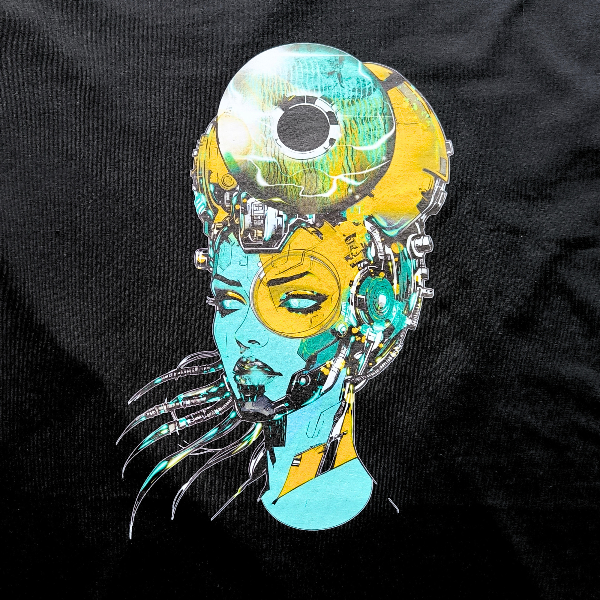 T-shirt męski Cyber Disc