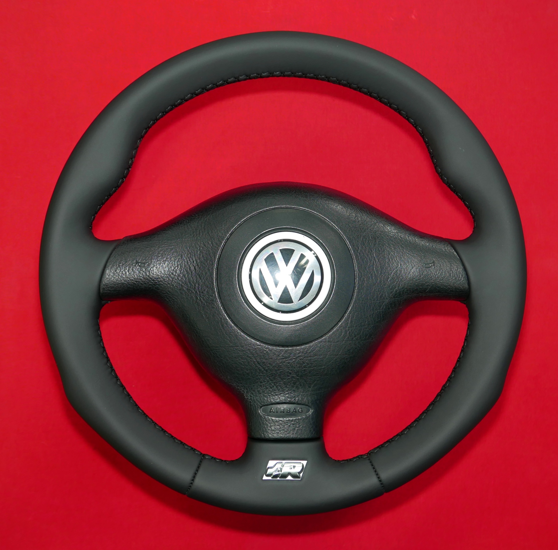 Tuning modyfikacja obszycie kierownica VW Golf Passat