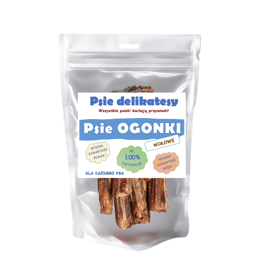 PSIE DELIKATESY PSIE OGONKI WOŁOWE 80G