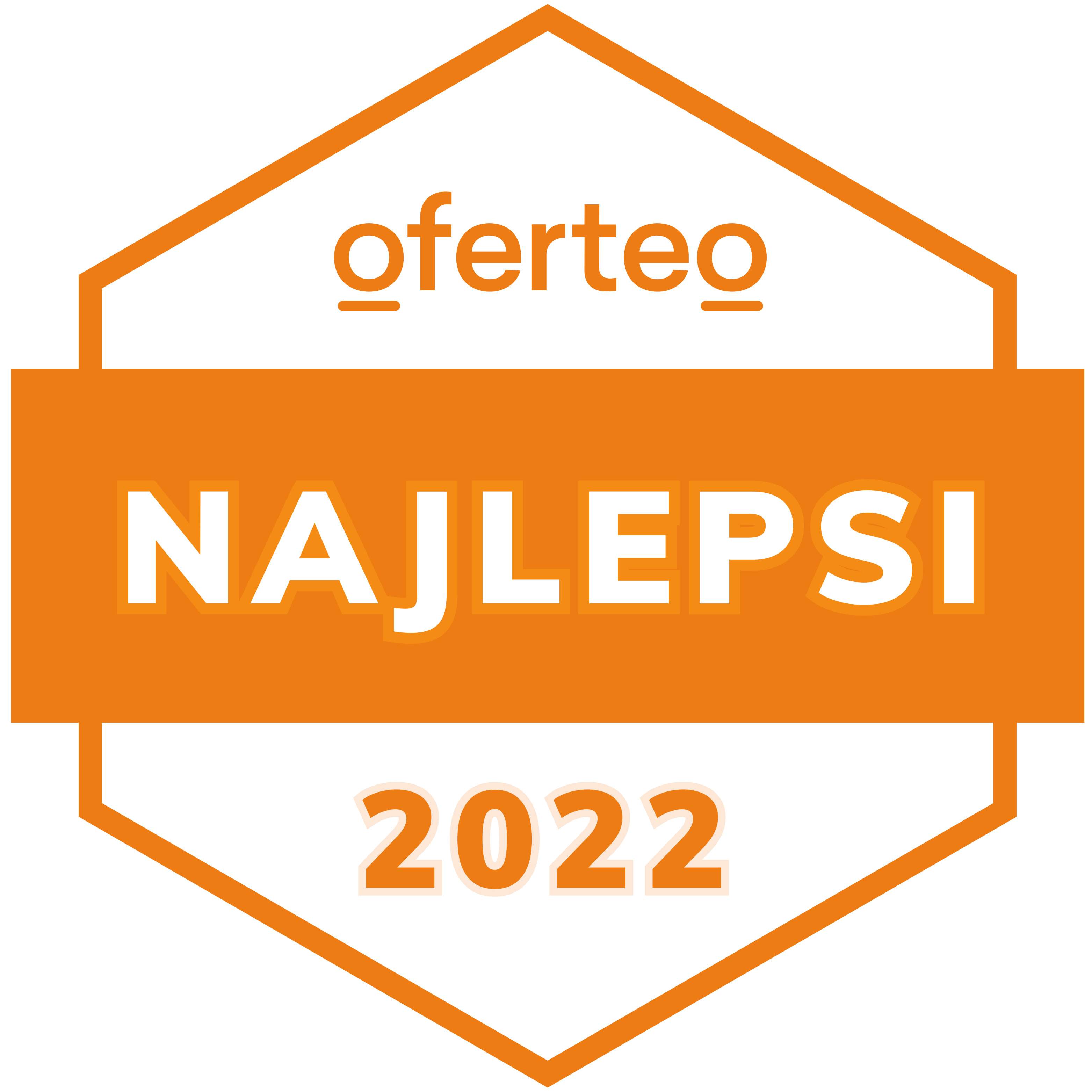 Odznaka Oferteo najlepsi 2022