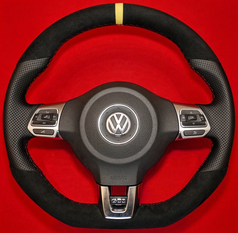 kierownica VW r gti modyfikacja obszycie tapicer