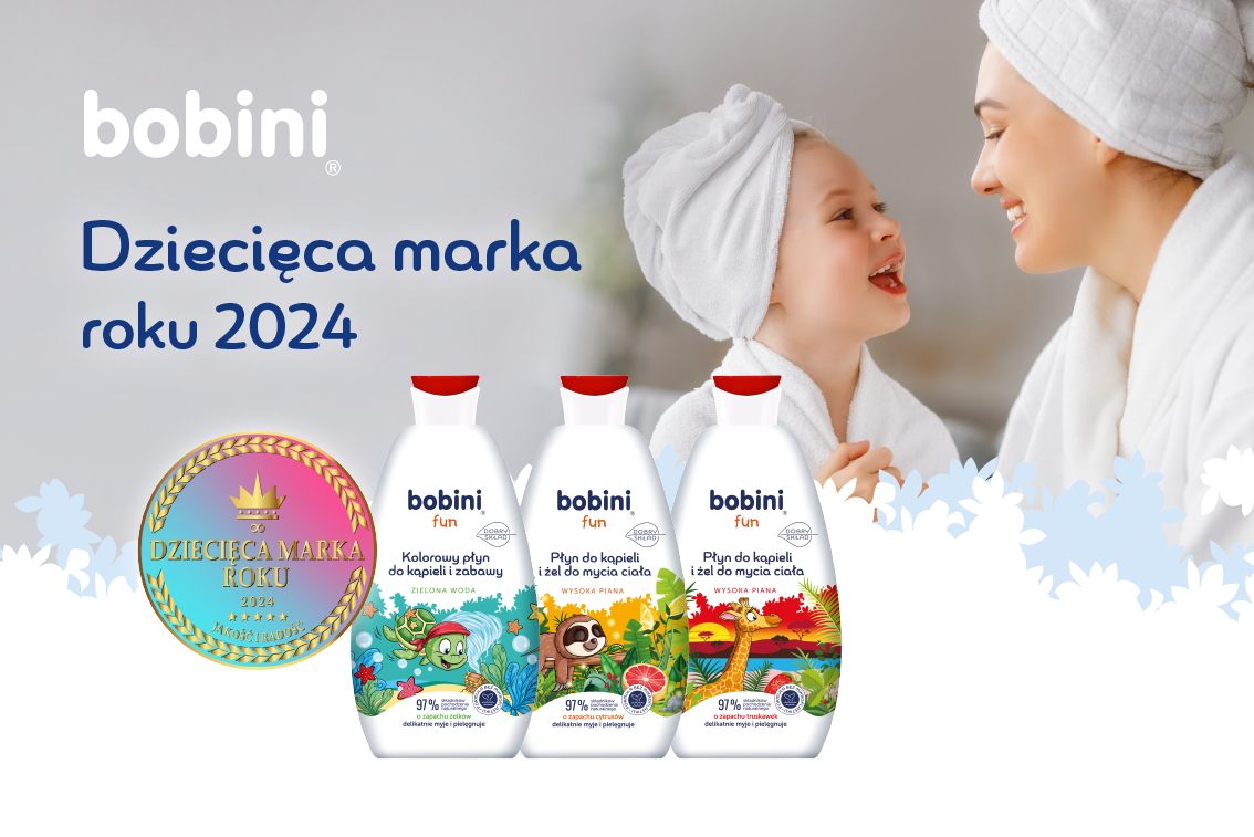 Bobini z tytułem Dziecięcej Marki Roku 2024!