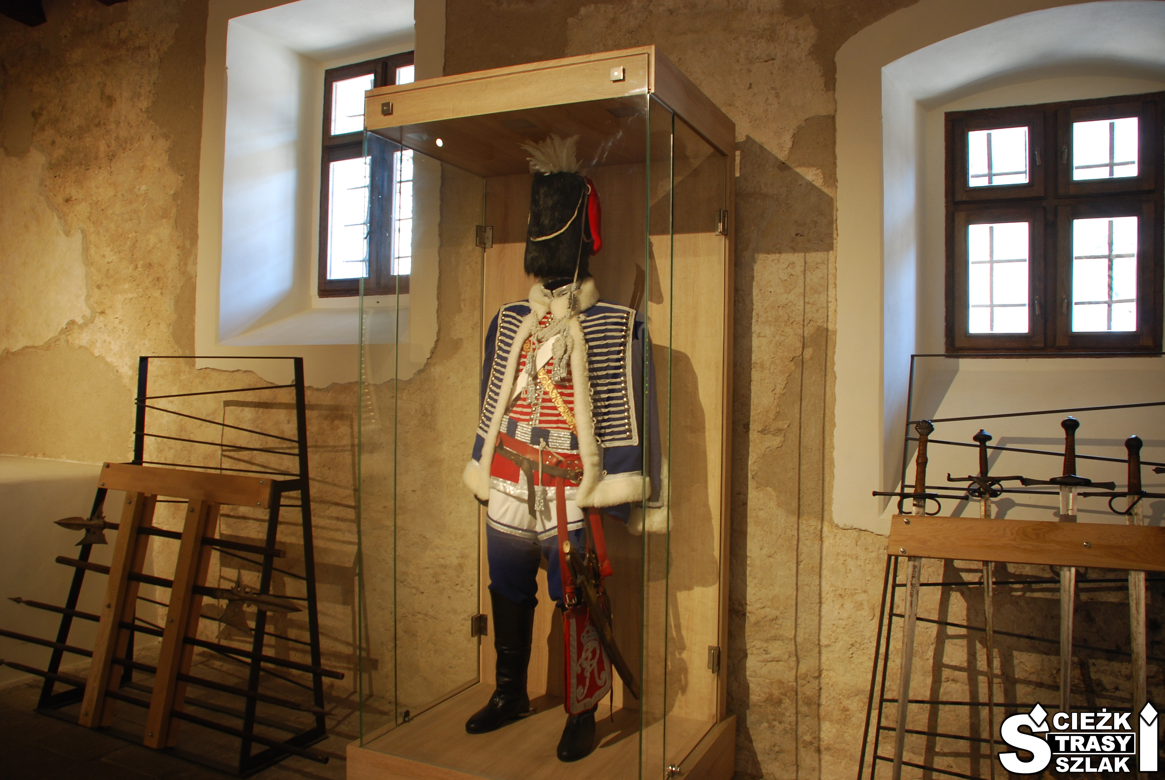 Lekka zbroja husarii wyeksponowana w najstarszym Muzeum na Słowacji - Zamku Orawskim