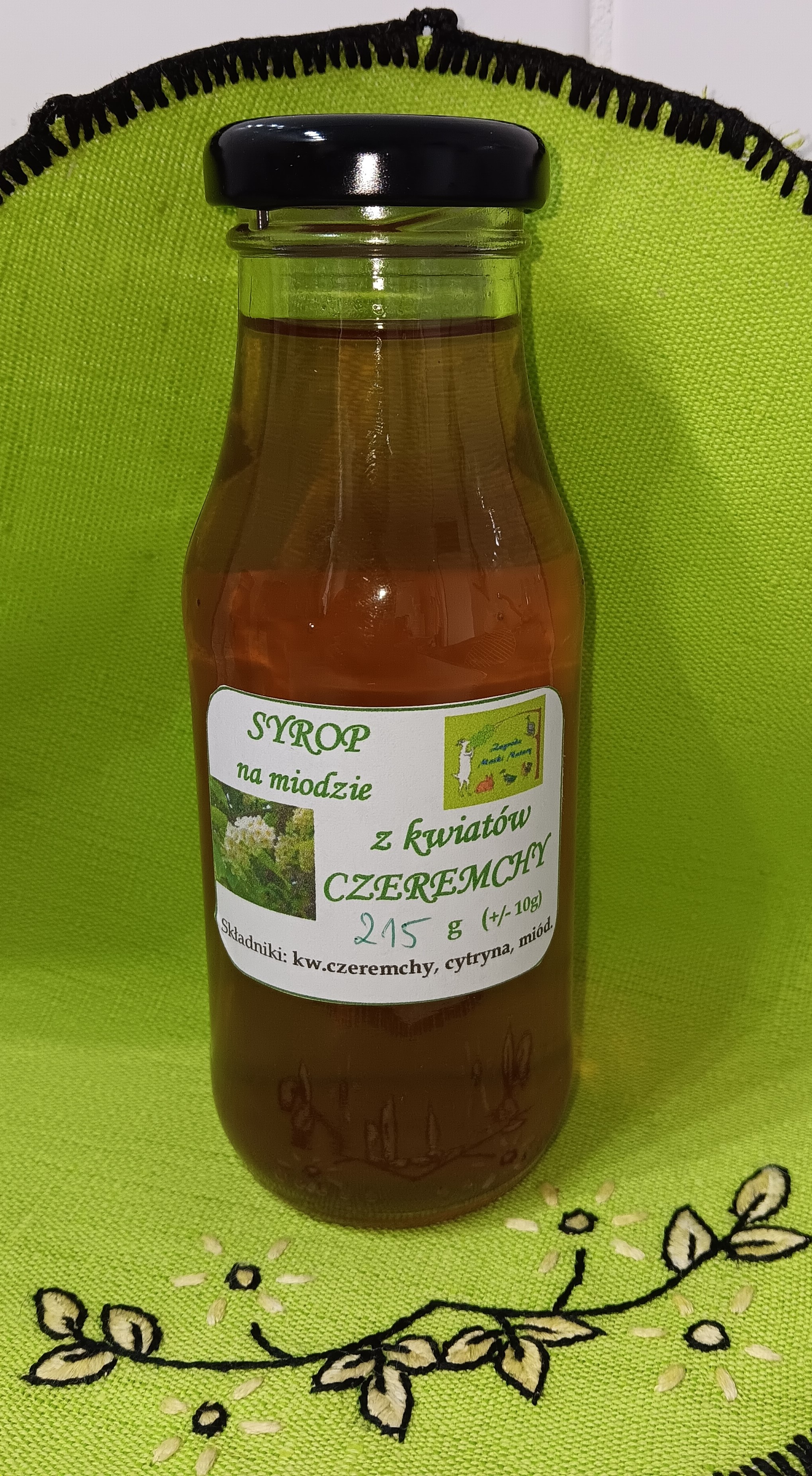 syrop z kwiatów czeremchy - 200 ml