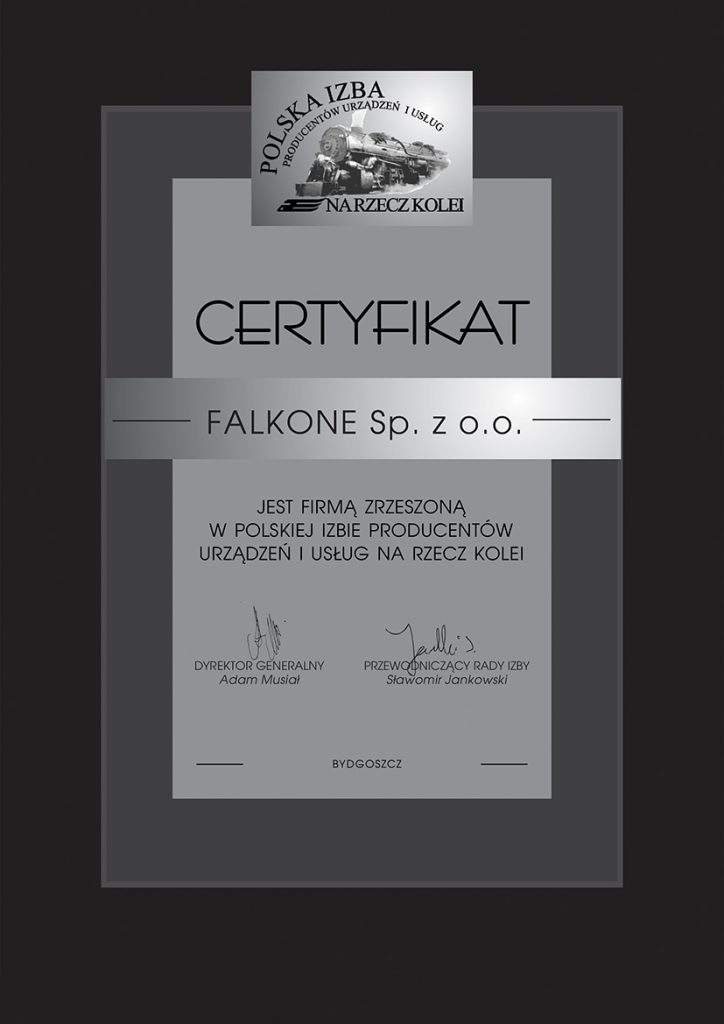 Certyfikat od roku 2019