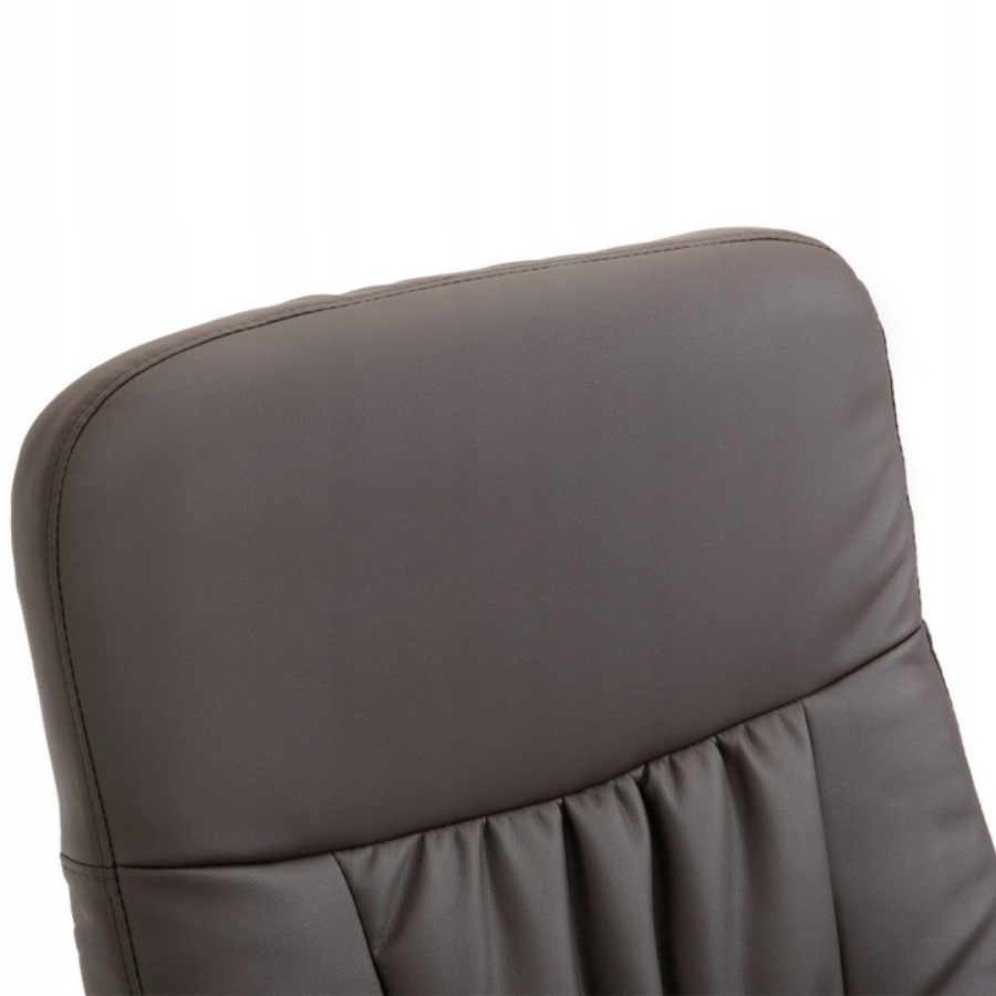 Fotel do masażu z podnóżkiem Homcom czarny, obrotowy