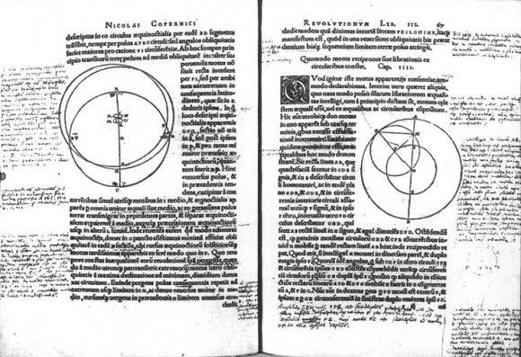 Pierwodruk "O Obrotach" Mikołaja Kopernika