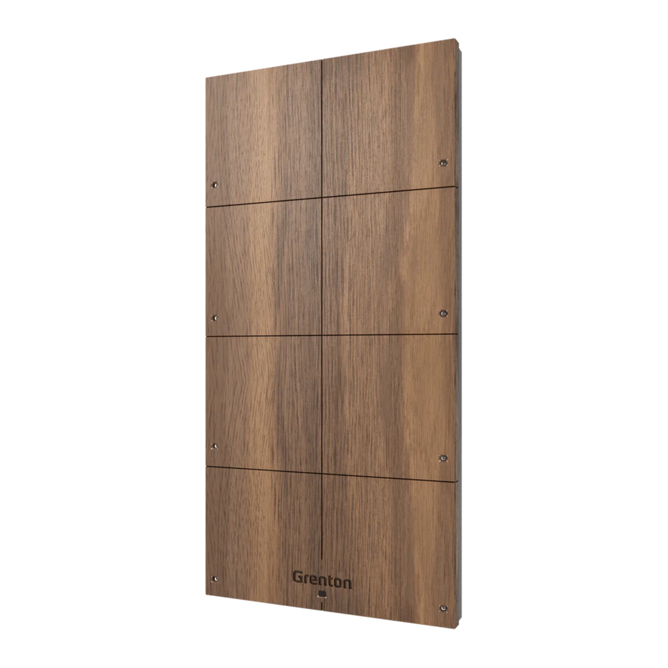 Touch Panel 8B Custom Wood Dark