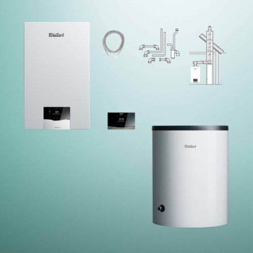 Vaillant VC 20CS/1-5 + VIH R 120/6B + VRC 720F sensoCOMFORT + zestaw do szachtu (Pakiet)