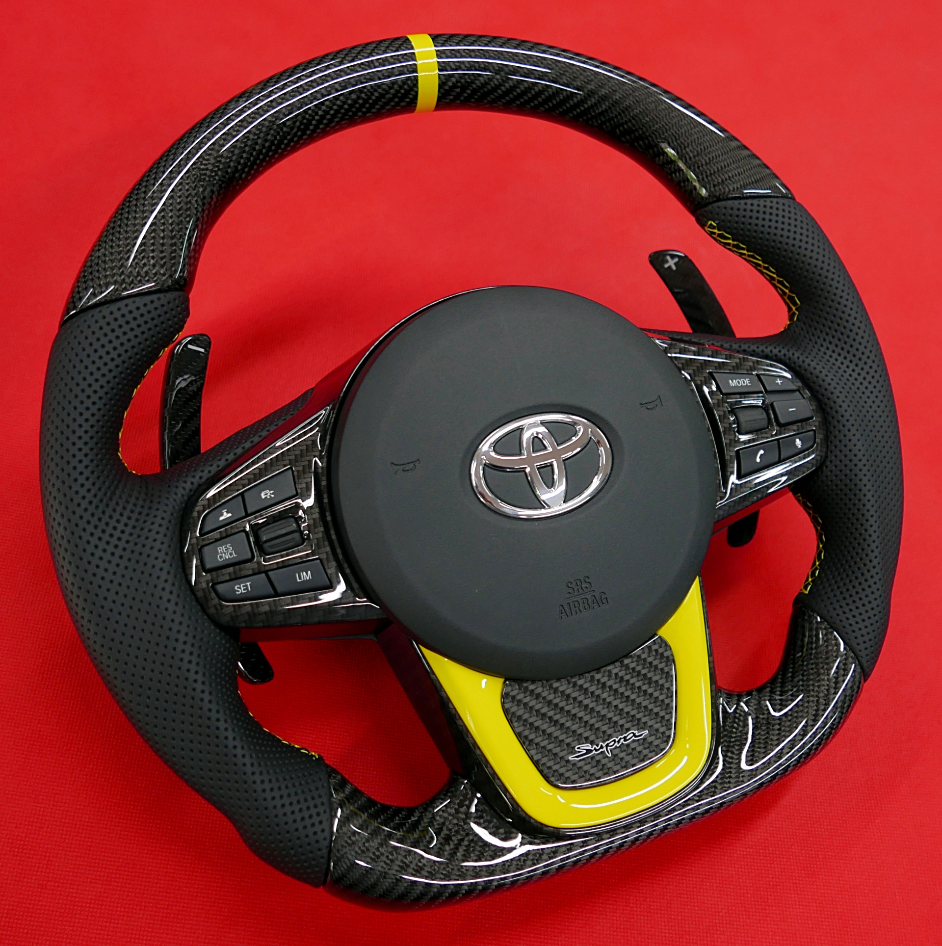 toyota supra carbon fiber steering wheel