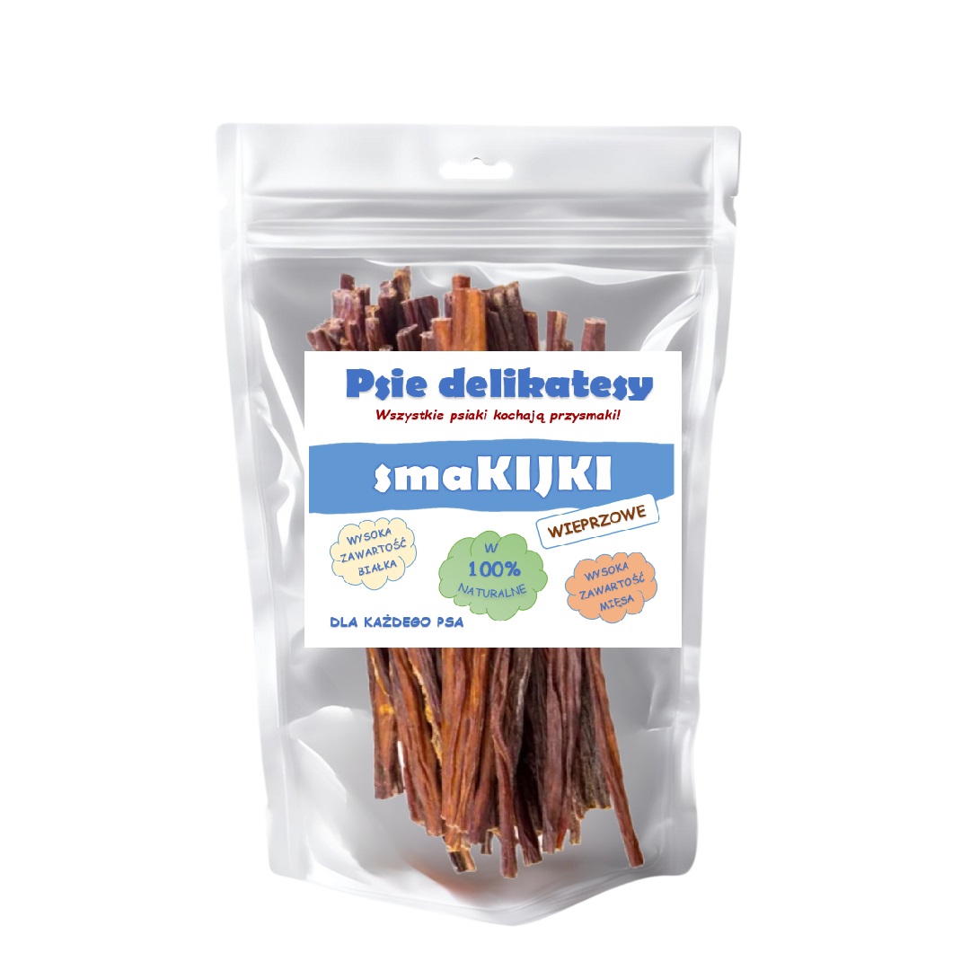 PSIE DELIKATESY SMAKIJKI WIEPRZOWE 80G