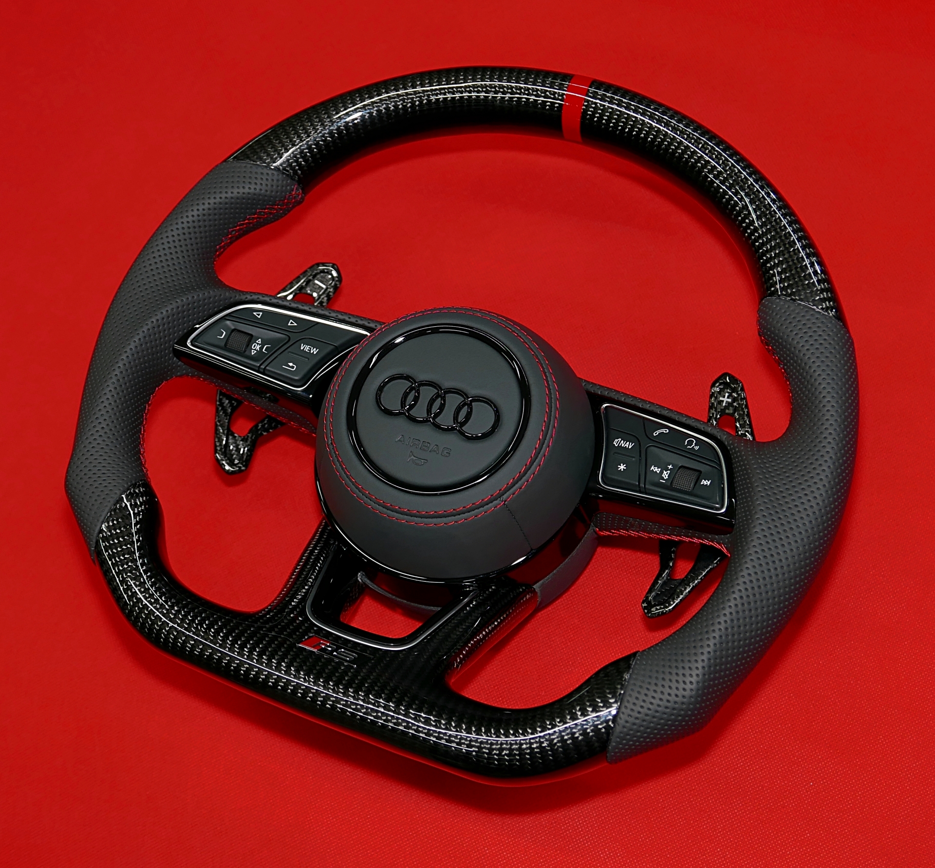 Kierownica Audi S3 RS3 8V włókno węglowe carbon