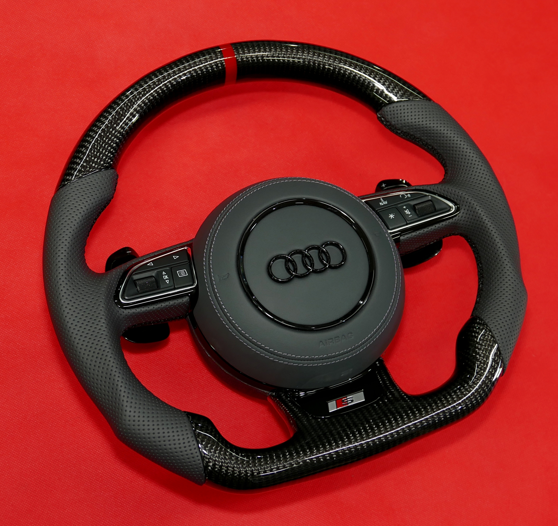 Kierownica z włókna węglowego Audi S3 RS3 Carbon