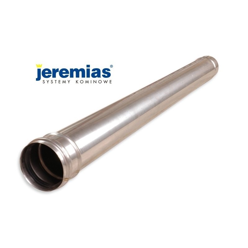 Jeremias rura spalinowa fi 80 1000 mm, jednościenna kominowa, stal nierdzewna kod TN0602080