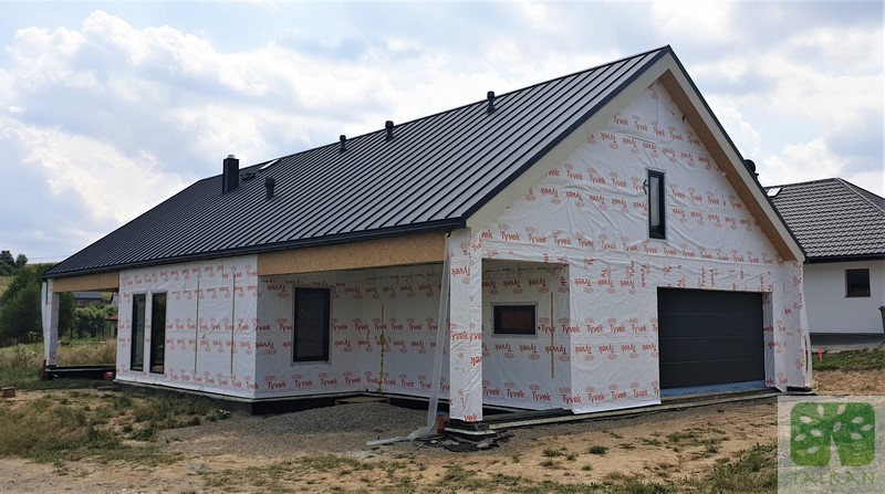 Nowy Sącz - frame wood house construction building shell 228,30m2