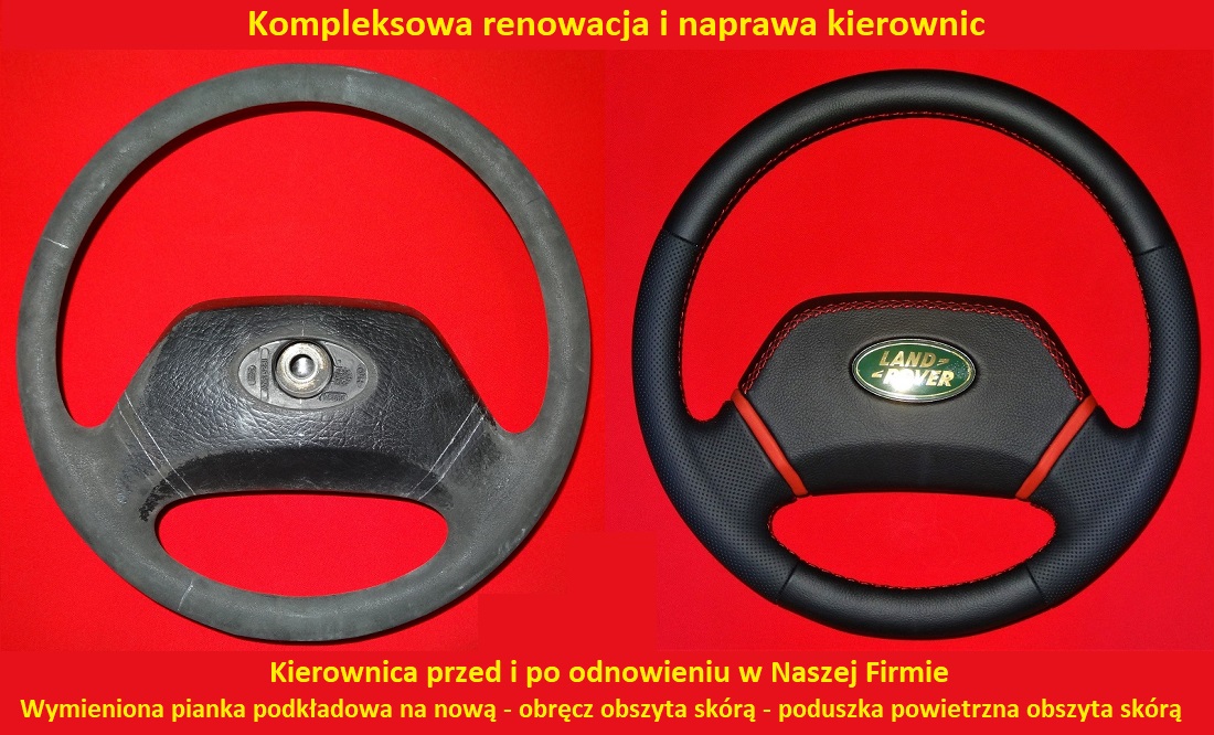 renowacja regeneracja naprawa kierownicy samochodowej Tomaszów Mazowiecki