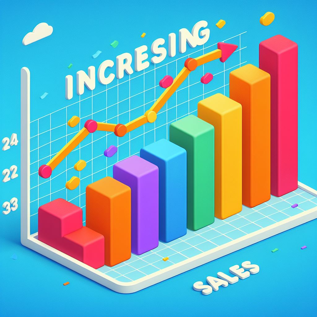 Wykres zwiększenia sprzedaży