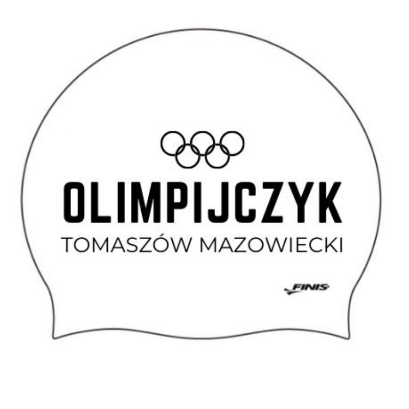 OLIMPIJCZYK - czepek silikonowy hipoalergiczny Finis z logo klubu