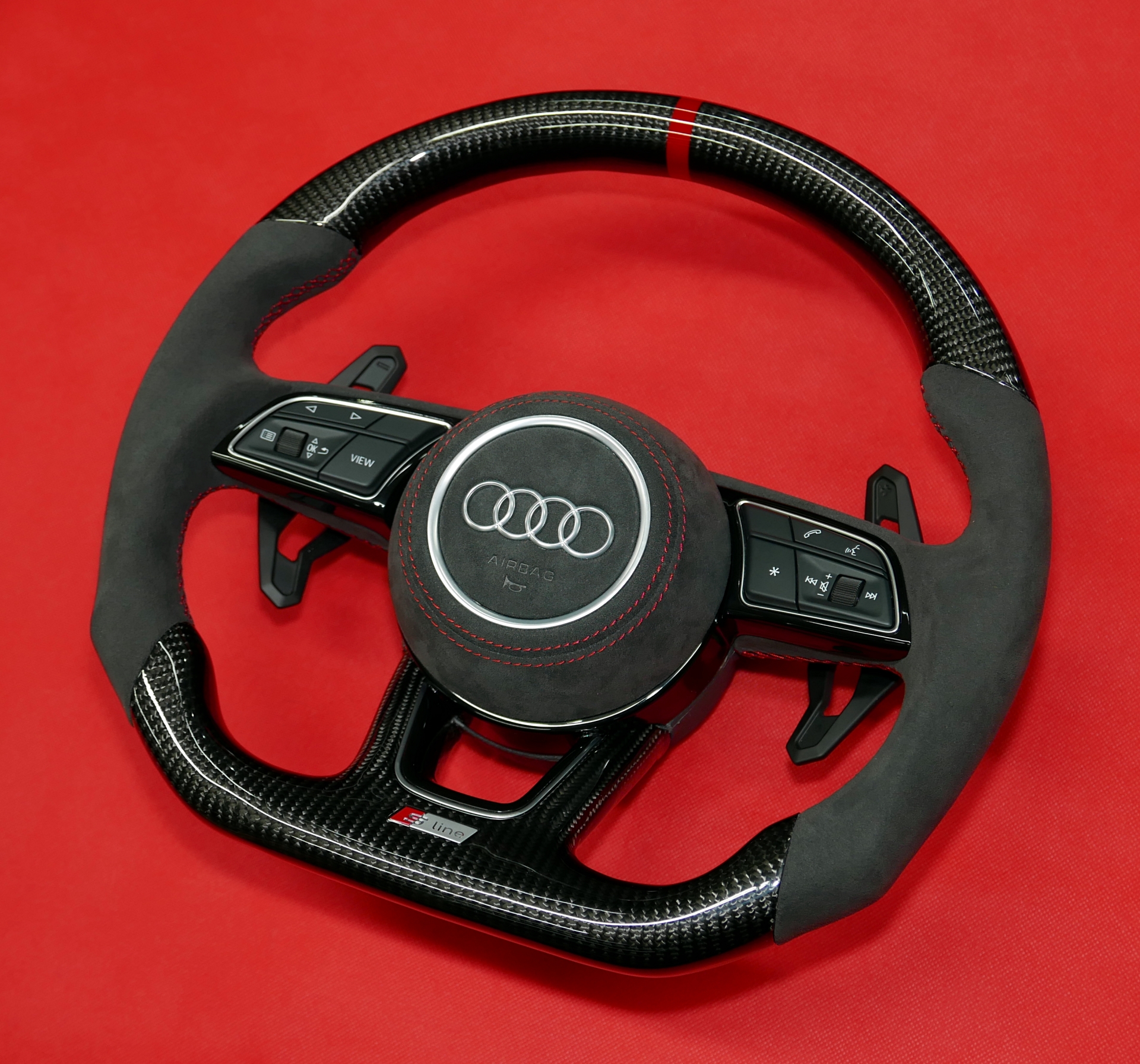 Custom carbon fiber steering wheel Audi A5 S5 RS5
