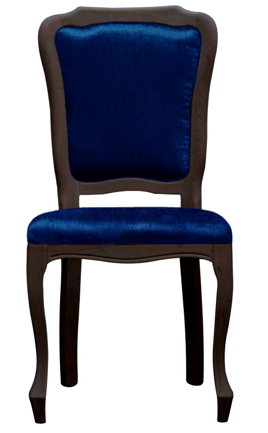 Klasyczne krzesło tapicerowane stolarka drewniana