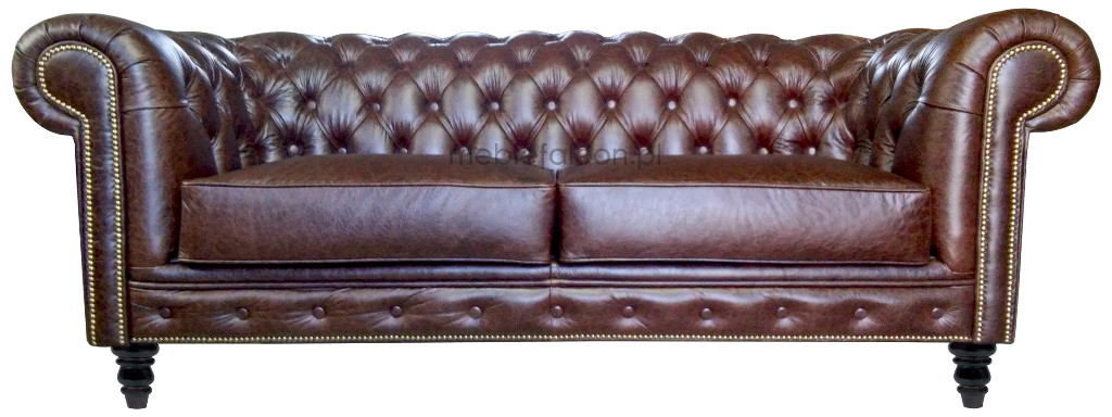 sofa kanapa chesterfield vintage do salonu biura gabinetu producent mebli chesterfield Zielona Góra