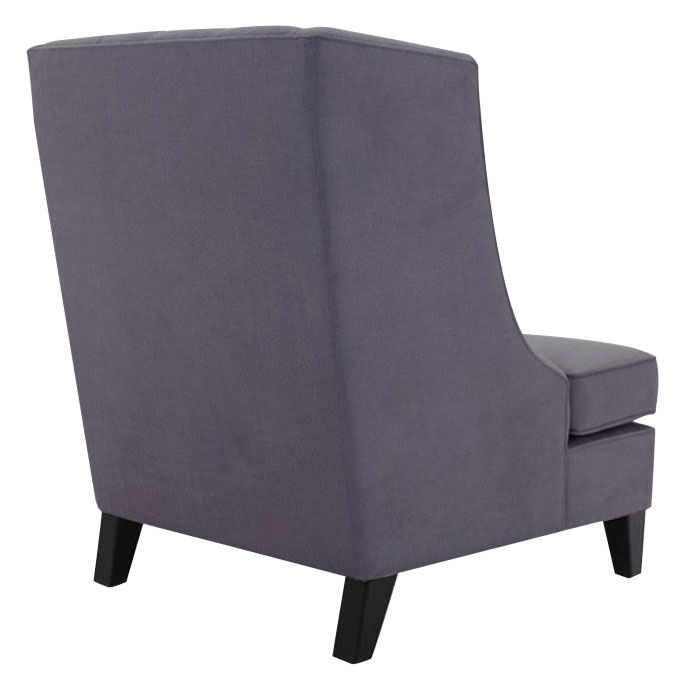fotel w stylu glamour tapicerowany materiałem pikowane oparcie