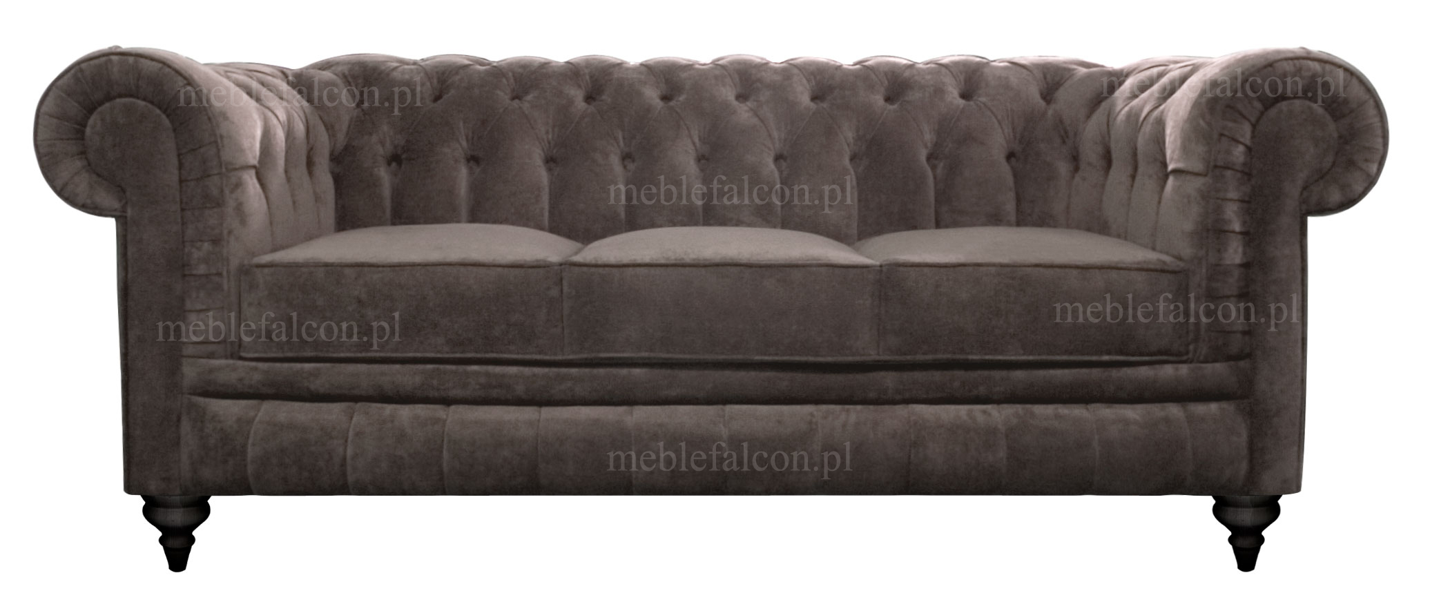 orginalna sofa w stylu angielskim miękkie siedziska bonelowe 
