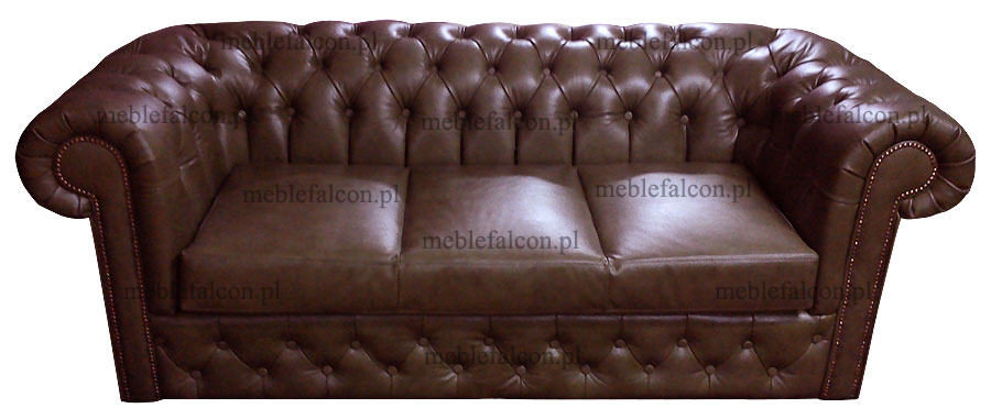 sofa chesterfield richmond skóra brąz producent mebli tapicerwanych pikowanych chesterfield tanio