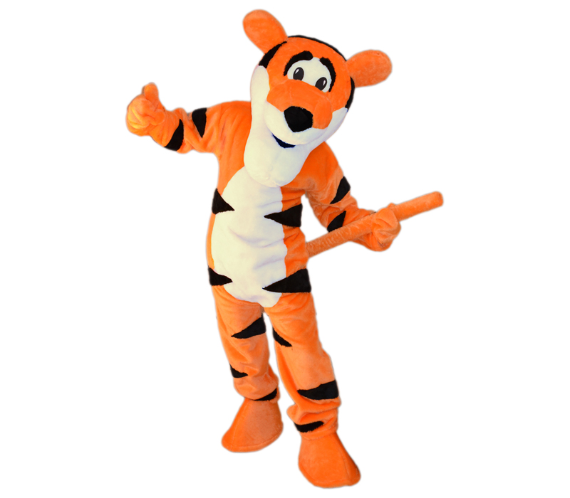 Lekki i wygodny strój reklamowy Tygrysek, posiadający bardzo dobrą wdoczność i wentylację. Waga 4 kg