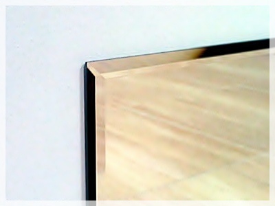 Przykład lustra srebrnego z delikatnym szlifem fazowanym