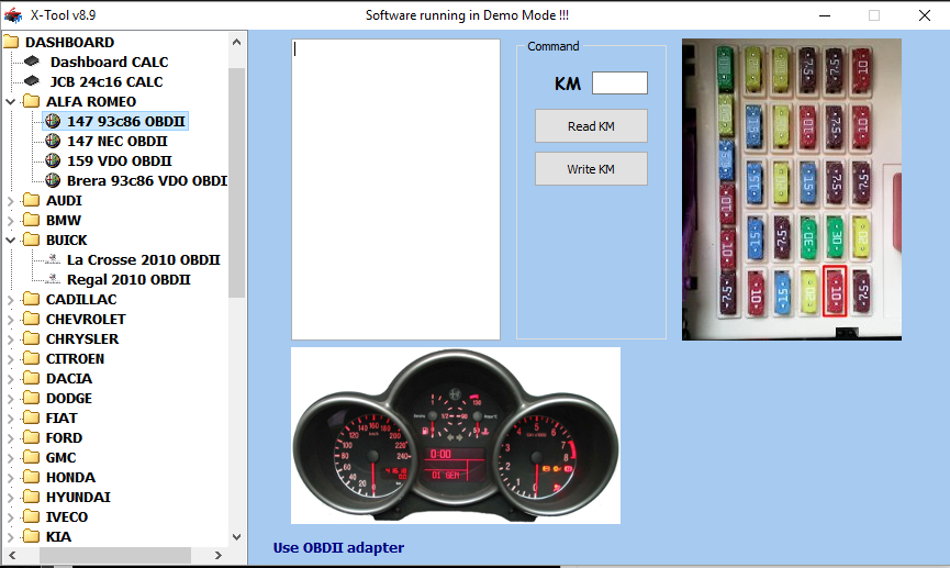 Dashboard Repair Odometer Correction Tool Software Calculators 2019 